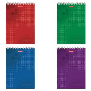 Блокнот А4 80л. клетка BRAUBERG, 