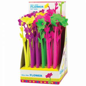 Ручка шариковая фигурная CENTRUM Flower си...