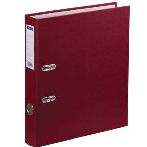 Папка-файл 50мм OfficeSpace бордовая 16257...