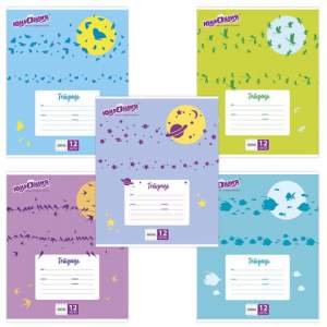 Тетрадь 12л клетка 