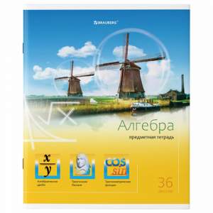 Тетрадь предметная 36л клетка 