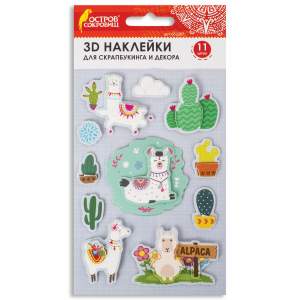 Наклейки объемные д/скрапбукинга и декора ...