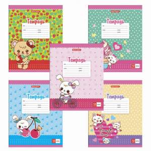 Тетрадь 12л клетка 