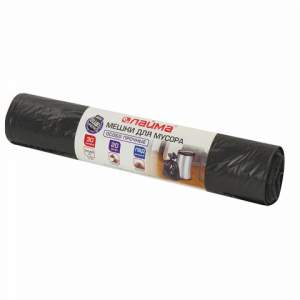 Пакет д/мусора  30л ЛАЙМА  20 шт/рулон чер...