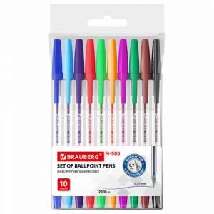 Набор ручек шариковых BRAUBERG 