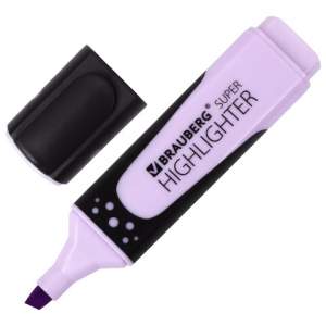 Маркер-выделитель BRAUBERG лавандовый арт....