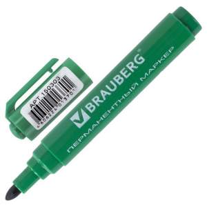 Маркер перманентный  BRAUBERG 3мм 