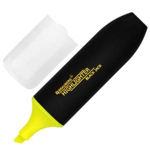 Маркер-выделитель BRAUBERG желтый 