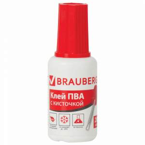 Клей ПВА 20г  Brauberg арт.222875