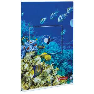 Папка-уголок А4 150 мкм BRAUBERG 