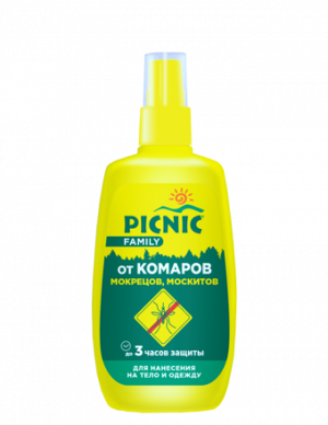 Спрей от комаров Picnic Family 150 мл
