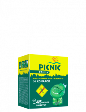 Фумигатор + жидкость Picnic Family  30 ноч...