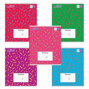 Тетрадь 12л клетка 