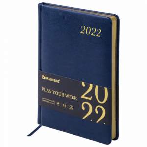 Еженедельник датированный 2022 А5 145х215 ...