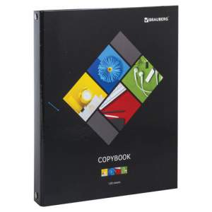 Тетрадь на кольцах А5 120л Brauberg Микс, ...