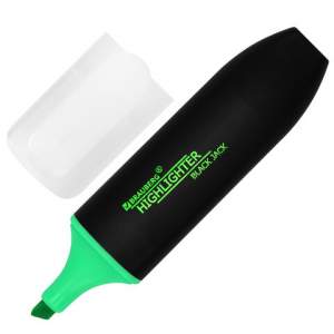 Маркер-выделитель BRAUBERG зеленый 