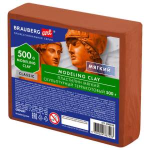 Пластилин скульптурный BRAUBERG ART CLASSI...