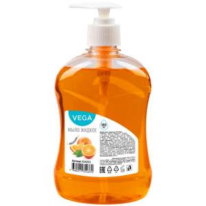 Мыло жидкое Vega c дозатором 500 мл.