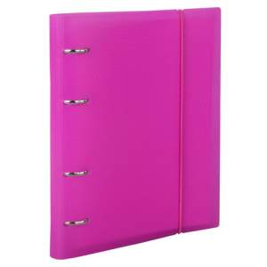 Тетрадь на кольцах А5 120л Brauberg с рези...