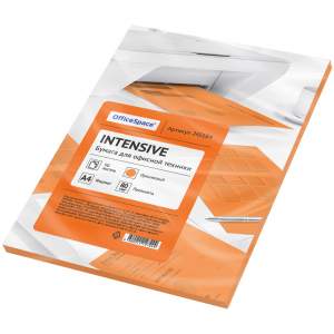 Бумага цветная OfficeSpace 80г/м 50л интен...