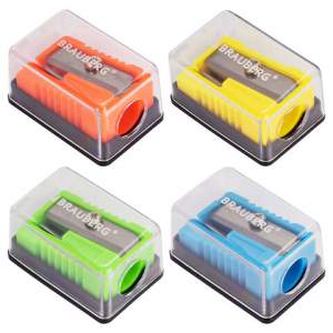 Точилка п/м с контейнером BRAUBERG 