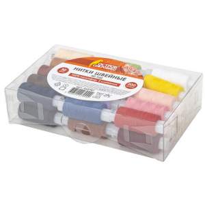 Набор швейных ниток, 30 цветов по 200 м, в...