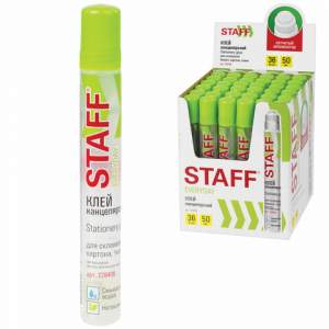 Клей силикатный  50мл STAFF с аппликатором...
