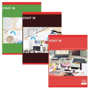 Тетрадь А4 96л клетка STAFF Basic 403073