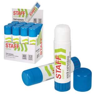 Клей-карандаш STAFF EVERYDAY, 40 г, 228665...