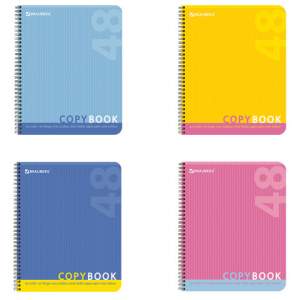 Тетрадь 48л клетка/гребень 