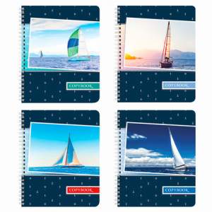 Тетрадь 96л клетка/гребень 