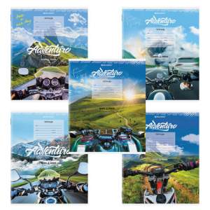 Тетрадь 12л клетка BRAUBERG  Путешествие, ...