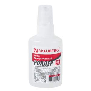 Клей-роллер канцелярский 45мл Brauberg арт...