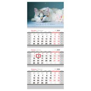 Календарь квартальный 3гр/3бл 2024г Office...