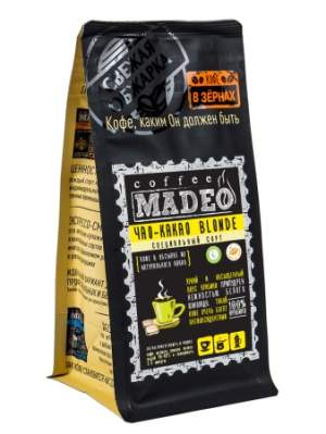 Кофе зерно Чао-какао blonde в обсыпке свет...