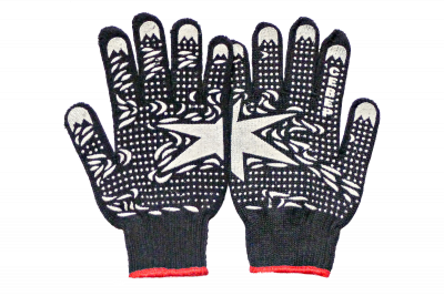 Перчатки х/б ПВХ 