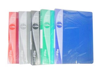 Папка пластиковая с 30 файлами 0,65мм Бюро...