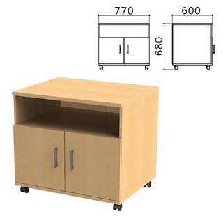 Тумба для оргтехники Монолит (ш770*г600*в6...