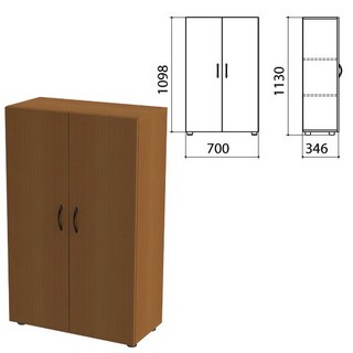 Шкаф закрытый Канц, 700х350х1130мм, цвет о...