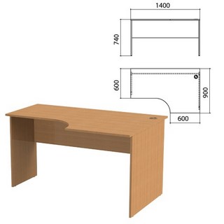 Стол письменный эргономичный Эко (ш1400*г9...