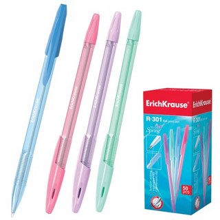 Ручка шариковая EK R-301 Spring 1.0мм синя...