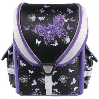 Ранец жесткокаркасный Бабочки BRAUBERG арт...