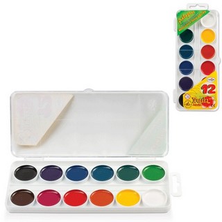 Краски акварельные 12цв. Пчелка медовая Га...