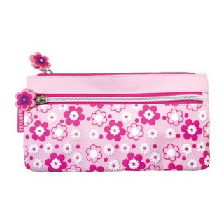 Пенал-косметичка Цветочки BRAUBERG