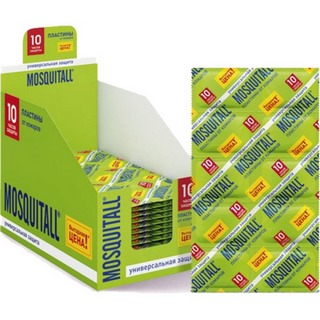 Пластины от комаров Москитолл Унив. защита...
