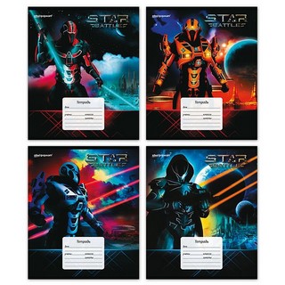 Тетрадь 12л клетка Галактические баттлы in...