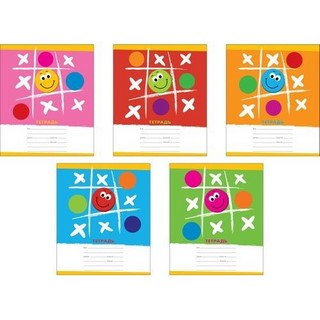 Тетрадь 12л крупная клетка Крестики-нолики...