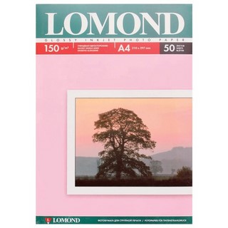Фотобумага А4 50л 150г/м2 Lomond глянцевая...