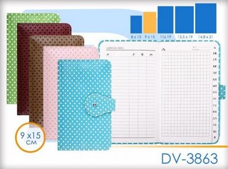 Книга телефонная  А6 DARVISH  кожзам на кн...