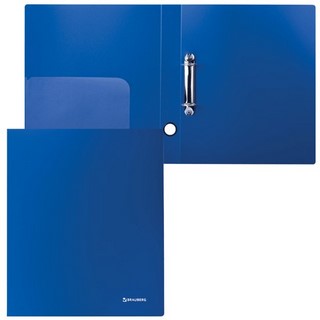 Папка с 2 кольцами 40мм Brauberg Стандарт